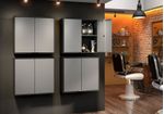 Armario-Aereo-Multiuso-Preto-com-Cinza-2-Portas-Smart