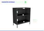 Balcao-Alto-Multiuso-Itatiaia-Smart---2-Portas---Preto-Matte