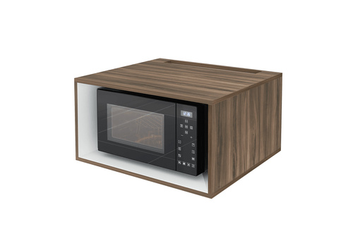 Nicho Aéreo Profundo Cozinhas Itatiaia Gourmet G3 - Nogal Terracota