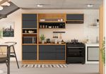 Cozinha-Completa-Grafite-em-Madeira-MDF-4-Pecas-Lisboa