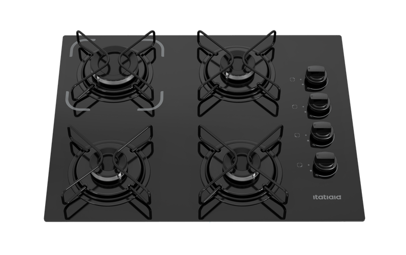 Cooktop Itatiaia Essencial 4 Bocas Preto