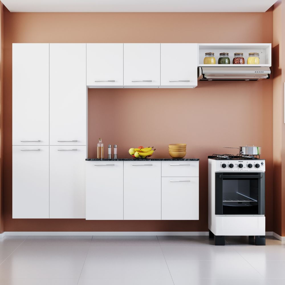 Cozinha 360 cm cor acácia Lidia - TARRACO Lidia360AC - Comprar com preços  económicos