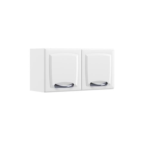 Armário Aéreo de Cozinha Branco 2 Portas Gel New Premium