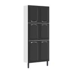 Paneleiro-Itatiaia-em-Aco-Grafite-6-Portas-New-Premium