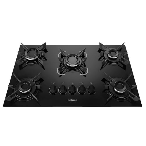Cooktop Electra 5 Bocas - Preto