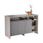Ilha-Gourmet-Itatiaia-em-madeira-3-portas-160-Fendi-e-Gris