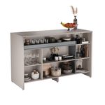 Ilha-Gourmet-Itatiaia-em-madeira-3-portas-160-Fendi-e-Gris