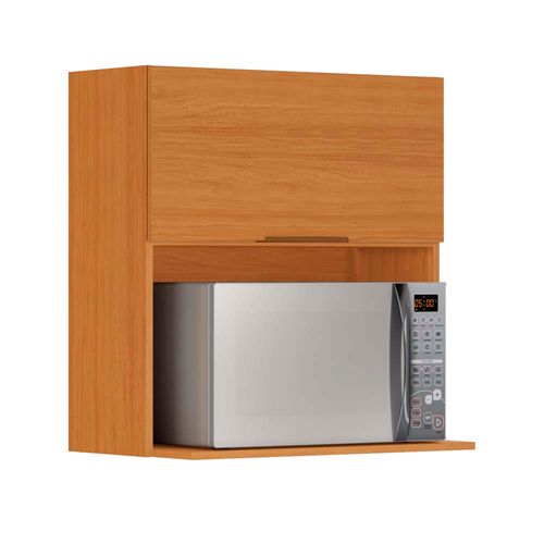 Armário Aéreo de Cozinha Itatiaia Cinamomo em Madeira 70cm Namur com Espaço para Micro-ondas ou Forno