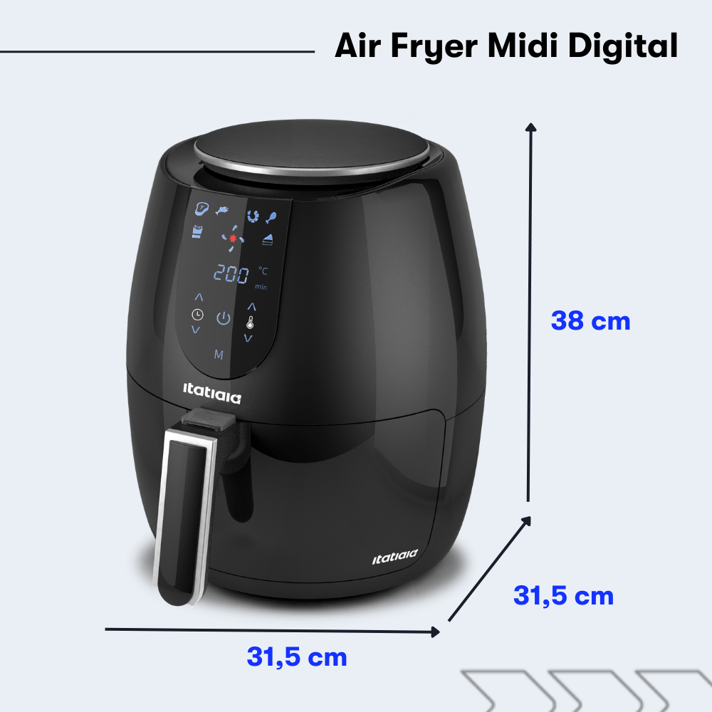 Fritadeira Air Fryer Itatiaia 3,7 Litros 127V Midi