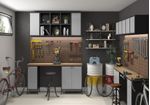 Balcao-Multiuso-Alto-com-2-Portas-Preto-c--Cinza-Matte-Smart