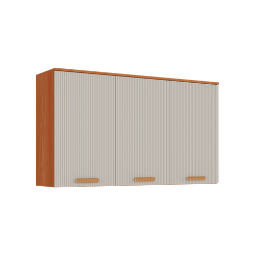 Armário Aéreo Itatiaia Itafriz 120cm em Madeira Cinamomo/Fendi