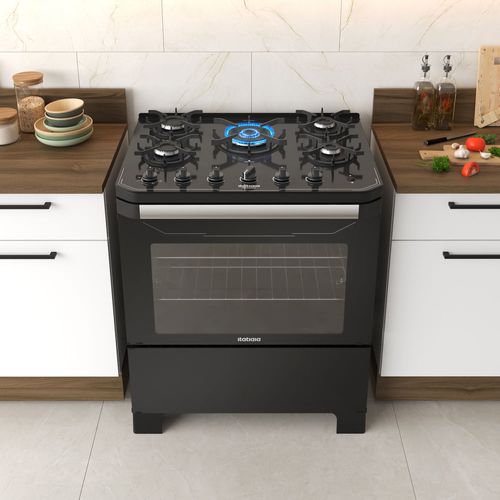 Fogão Itamaster 5 Bocas - Preto