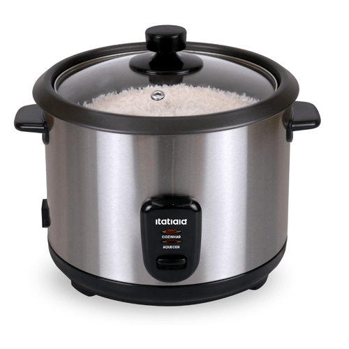 Panela de Arroz Elétrica Itatiaia Midi 10 Xícaras 1,8L 220V 700W Inox
